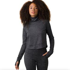 Prana Zawn Top Charcoal Grey Gray Medium NWOT